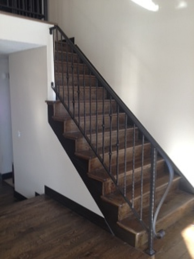 interior iron railing