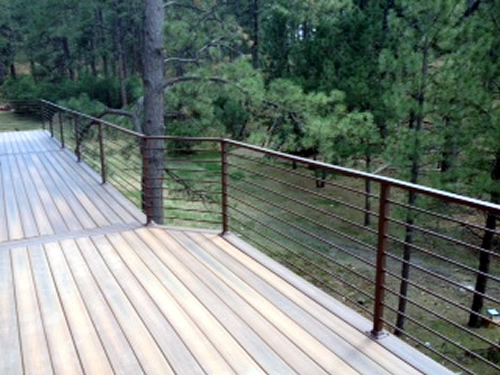 deck iron railings
