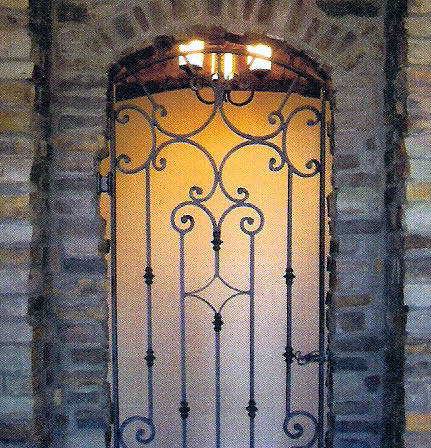 decorative iron gates