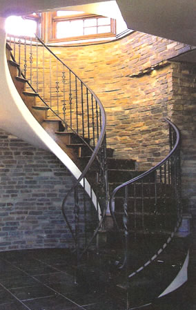decorative iron stair railings