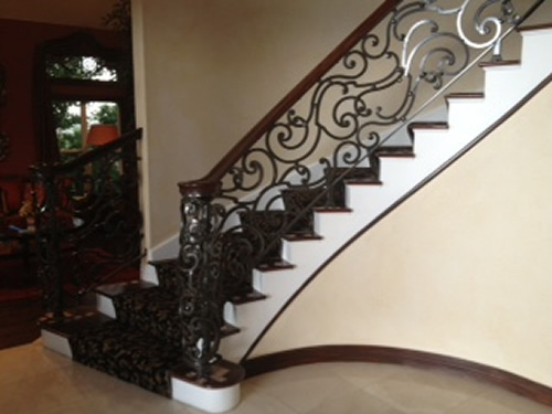 ornate stair railings